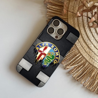 Alfa Romeo iPhone Case with Design Melted Logo