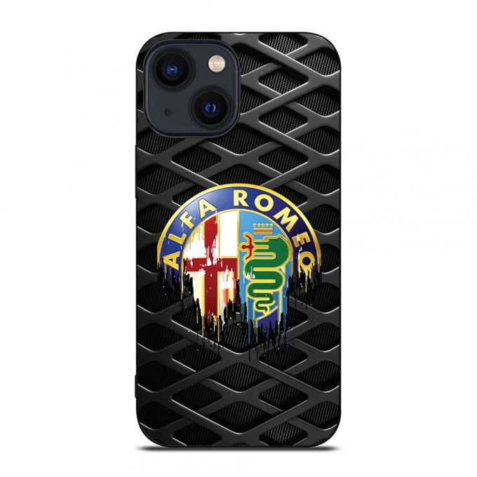 Alfa Romeo iPhone Cover Case with Multicolor Design Logo