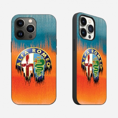 Alfa Romeo  iPhone Case with Multicolor unic Design Logo