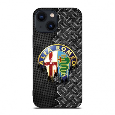 Alfa Romeo iPhone Case with Design Metal Logo 