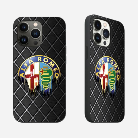 Alfa Romeo  iPhone Case Shockproof Protective UV Grid Cover