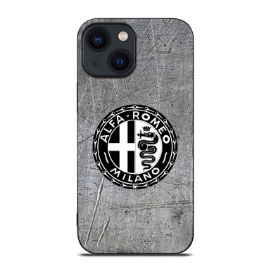 Alfa Romeo Case iPhone with Black & White Design Case Logo