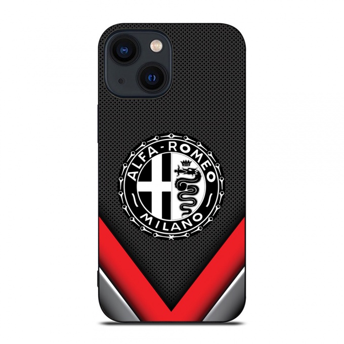 Alfa Romeo iPhone Case with Black&White Logo Color