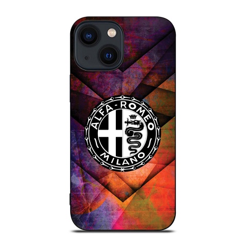 Alfa Romeo Case iPhone with Black & White unic Design Logo