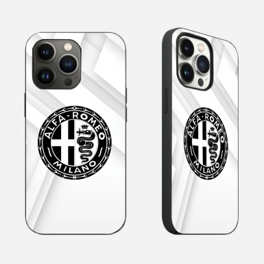 Alfa Romeo White iPhone Case with Stilish Design