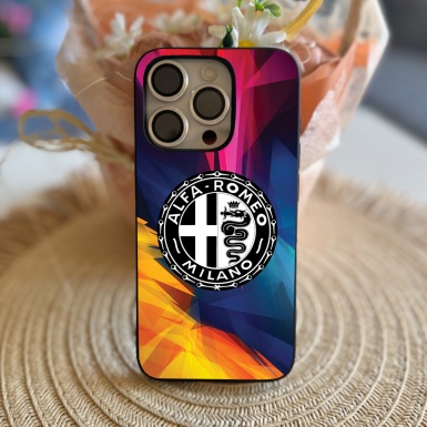 Alfa Romeo  iPhone Case with Stilish Multicolor Design