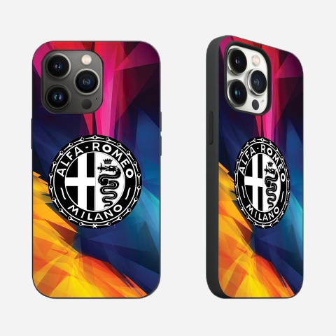 Alfa Romeo  iPhone Case with Stilish Multicolor Design