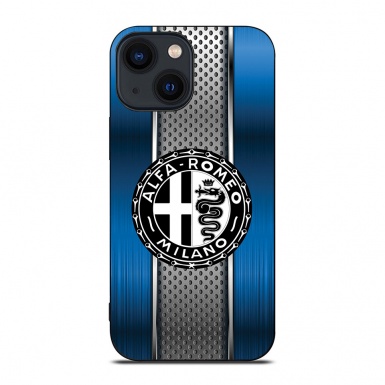 Alfa Romeo iPhone Case with Design Logo and Carbon Effect