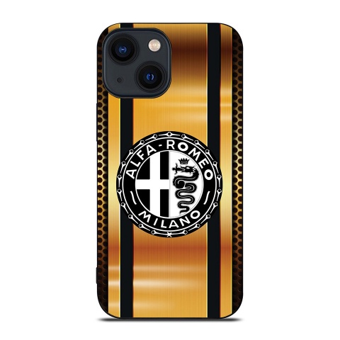 Alfa Romeo iPhone Gold Case Protective Case Cool Design