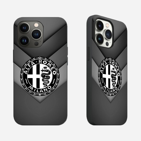 Alfa Romeo iPhone Case Gray Protective Case Cool Design