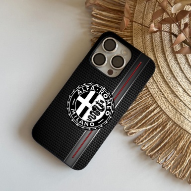 Alfa Romeo iPhone Case Phone Protector Black Logo