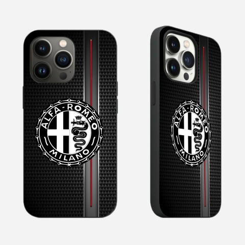 Alfa Romeo iPhone Case Phone Protector Black Logo