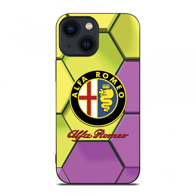 Alfa Romeo Soft Compatible with iPhone Honeycomb Case