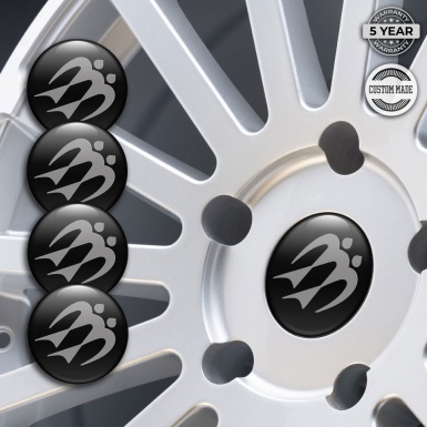 Knaus Emblems for Wheel Center Caps Grey Logo Edition