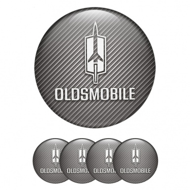 Oldsmobile Wheel Emblems for Center Caps Carbon Edition