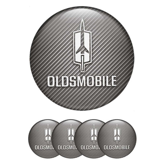 Oldsmobile Wheel Emblems for Center Caps Carbon Edition