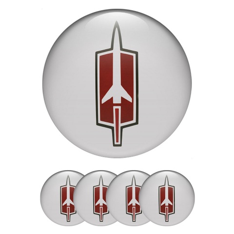 Oldsmobile Silicone Emblems for Wheel Center Caps Grey