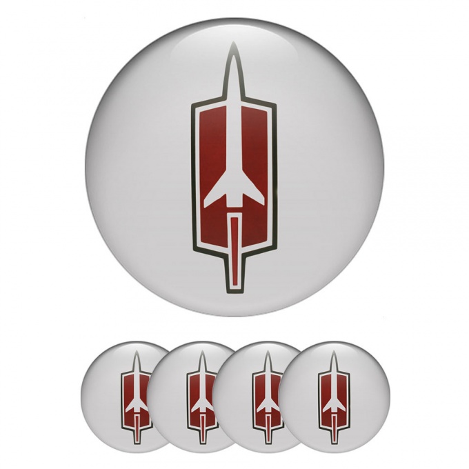 Oldsmobile Silicone Emblems for Wheel Center Caps Grey