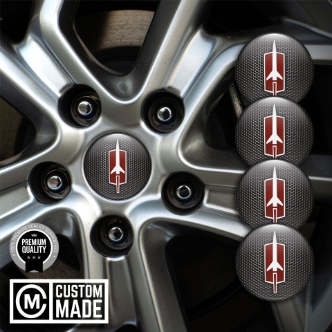 Oldsmobile Emblems for Wheel Caps Black Mesh Logo Edition