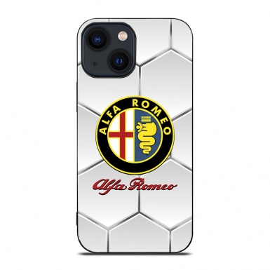 Alfa Romeo iPhone Case Phone Protector Case With Honeycomb Design 