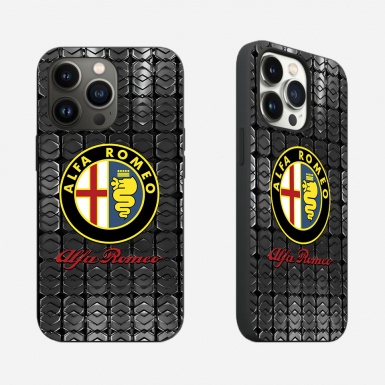 Alfa Romeo iPhone Protector Case with Metal Design