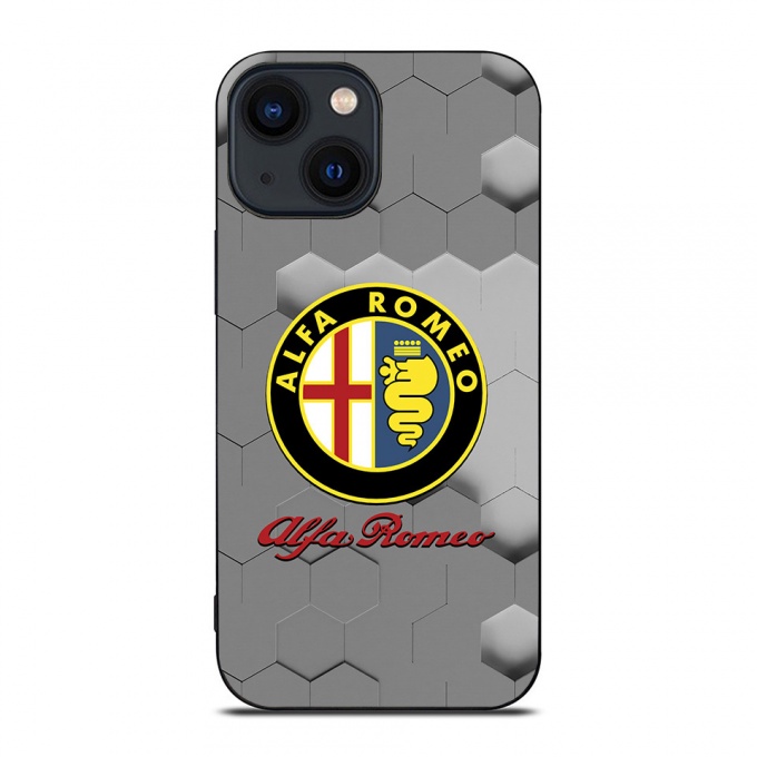 Alfa Romeo iPhone Protector Case with Honeycomb  Design