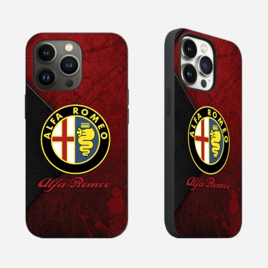 Alfa Romeo Thinnest iPhone Case Black & Red  