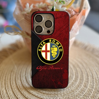 Alfa Romeo Thinnest iPhone Case Black & Red  