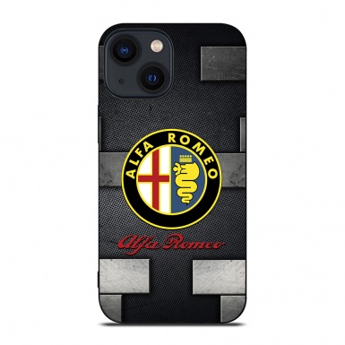 Alfa Romeo Thinnest iPhone Case Gray Stone Plates Design