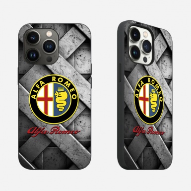 Alfa Romeo Thinnest iPhone Case Gray color Style