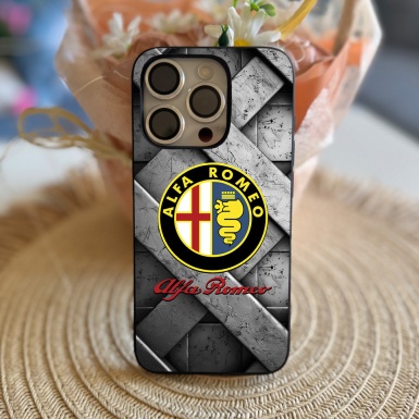 Alfa Romeo Thinnest iPhone Case Gray color Style