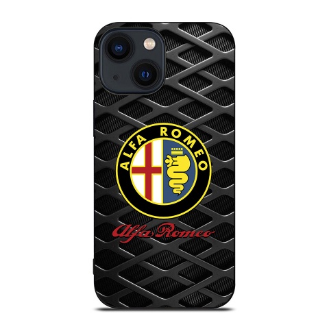 Alfa Romeo Thinnest iPhone Case Gray Metal Style