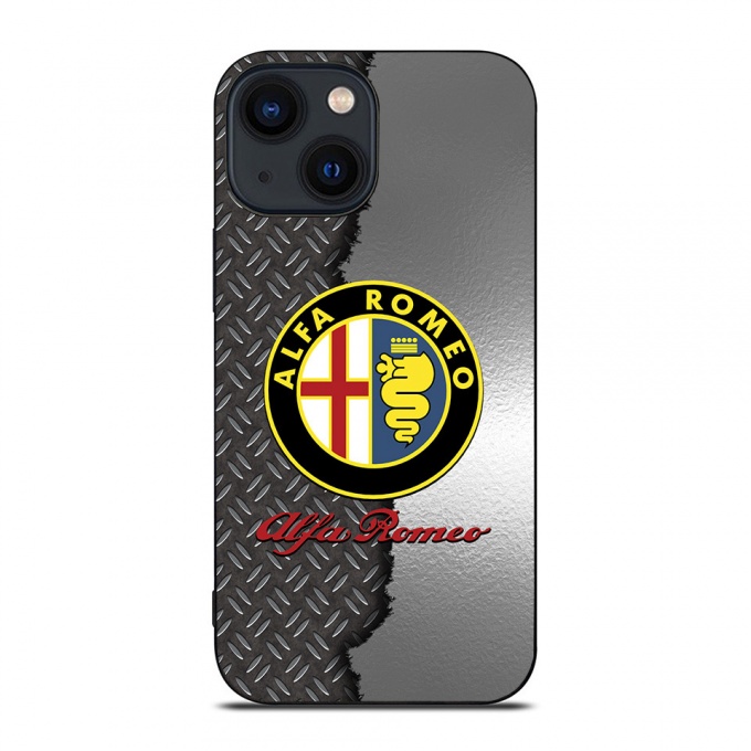 Alfa Romeo Branded iPhone Case Metal Style