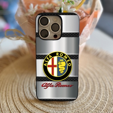 Alfa Romeo Branded iPhone Case Metal Design