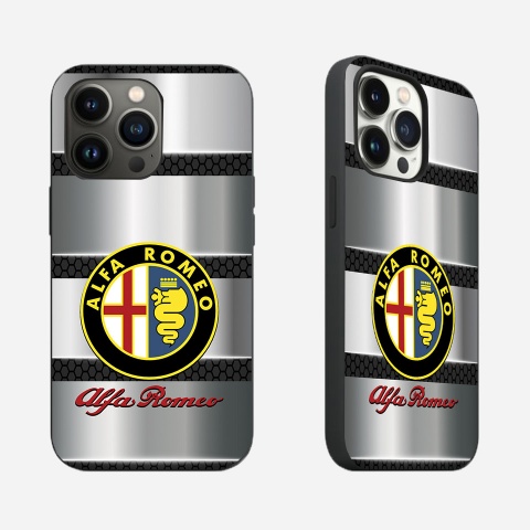 Alfa Romeo Branded iPhone Case Metal Design