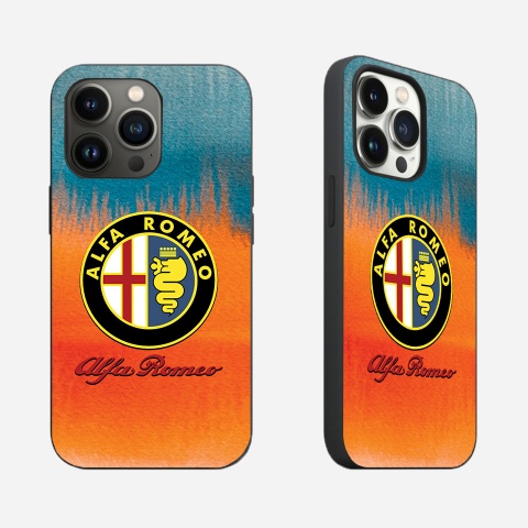 Alfa Romeo Branded iPhone Case Multicolor Design