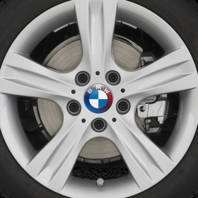 BMW Silicone Stickers Wheel Cap Blue Gradient