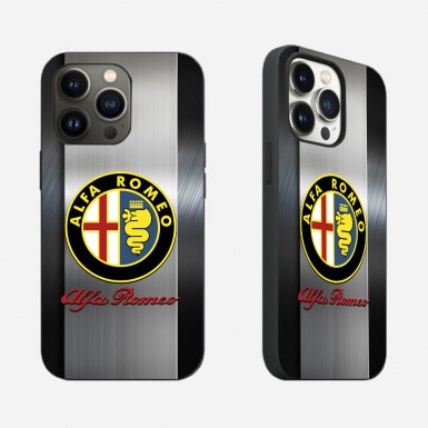 Alfa Romeo Branded iPhone Case Metal Style Edition