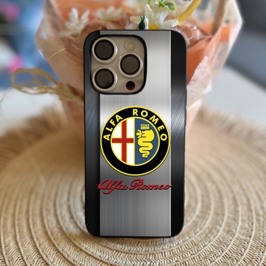 Alfa Romeo Branded iPhone Case Metal Style Edition