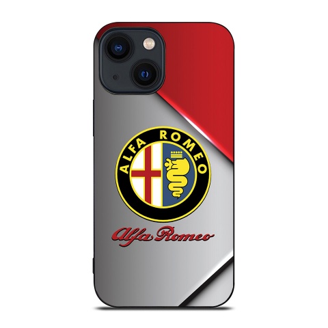 Alfa Romeo Branded iPhone Case Metal Style Base