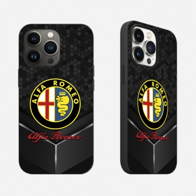 Alfa Romeo iPhone Black Case Soft Silicone