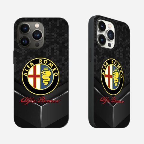 Alfa Romeo iPhone Black Case Soft Silicone