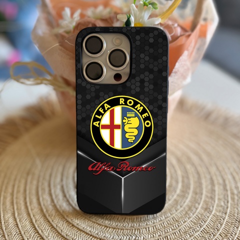 Alfa Romeo iPhone Black Case Soft Silicone