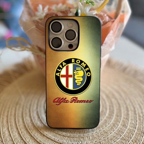 Alfa Romeo iPhone Gold Case Soft Silicone