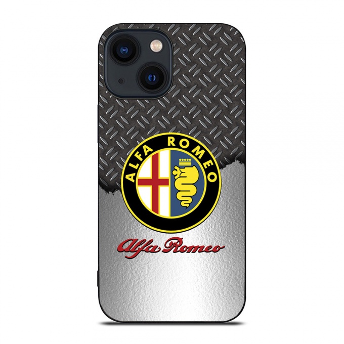 Alfa Romeo iPhone Case Soft Silicone Metal Edition