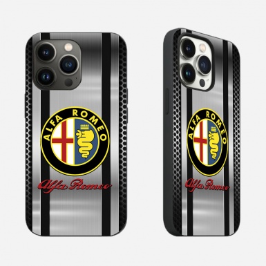 Alfa Romeo iPhone Case Soft Silicone Steel Edition