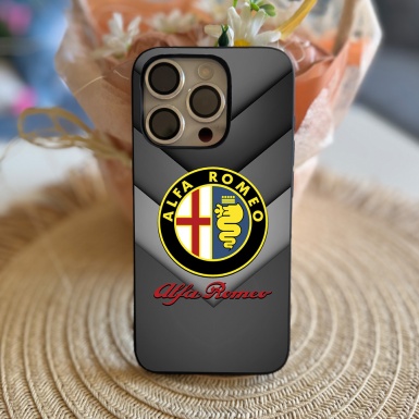 Alfa Romeo iPhone Case Soft Silicone Edition Style Effect