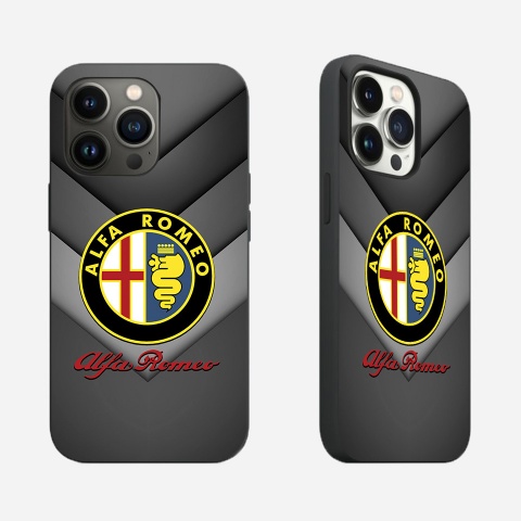 Alfa Romeo iPhone Case Soft Silicone Edition Style Effect