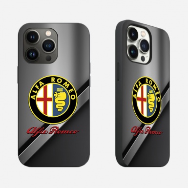 Alfa Romeo iPhone Case Soft Silicone Metal Limited Edition