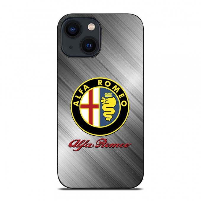 Alfa Romeo Branded iPhone Gray Case Soft Silicone Limited Edition